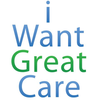 I want great care logo